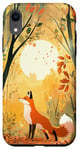 iPhone XR Cute Red Fox in an Autumn Forest Animal Fox Lover Case