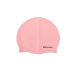 Endless EL1019 Classic Comfortable Plain Silicon Swimming Cap | Pink | Material : Silicon | Fully Elastic Waterproof Swimming Cap for Long and Short Hair with Thicker Edge | for Adults, Women and Men