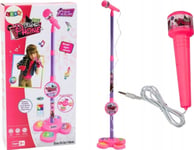 Leantoys Baby Tripod Mikrofon Justerbar Rosa