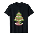 Funny Christmas Tree Love Sushi Tree Sushi Lover Sushi Memes T-Shirt