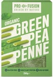 Profusion Organic Green Pea Penne Pasta, 250G - High in Plant-Based Protein & Fi