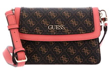 Guess Guess, Camy, 4G Logo, Crossbody Bag, Coral/Brown, For Women For Women