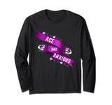 Ace And Anxious Funny Asexuality Demi Ace Pride Asexual Long Sleeve T-Shirt