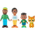 Cocomelon Pack of 4 Figures Cody's Family Dolls New Kids Childrens Toys