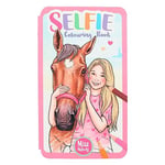 Depesche 12490 Miss Melody Selfie avec des Motifs de Chevaux Amusants, 30 Pages, Livre de coloriage avec Autocollants Inclus, Multicolore, zzzz-s