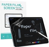 PYS (2 Pack) Like Paper Screen Protector for iPad Pro 12.9" 3rd 4th 5th 6th Generation Matte PET Film for Drawing Writing Note Taking Feel Like on Paper