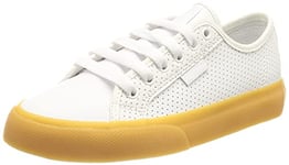 DC Shoes Femme Manuel (français Non Garanti) Basket, White Gum, 37 EU