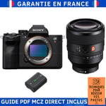 Sony A7R V + FE 50mm f/1.2 GM + 1 Sony NP-FZ100 + Guide PDF MCZ DIRECT '20 TECHNIQUES POUR RÉUSSIR VOS PHOTOS