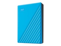 Western Digital My Passport, 4 Tb, 3.2 Gen 1 (3.1 Gen 1), Blå