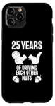 Coque pour iPhone 11 Pro 25 ans à se rendre dingues, femme, mari, mariage