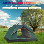 2-3 Man Automatic Instant Double Layer Pop Up Camping Tent Waterproof Outdoor UK