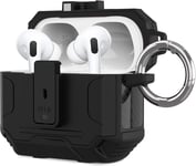 Kedoo for Airpods Pro 2Nd Generation Case with Secure Lock Clip, Heavy Duty Prot