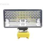 8 Inch 84 LED Wireless LED Work Light Dual USB For Dewalt 20V MAX Li-Ion Battery