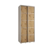 Armoire Davos 4 a portes coulissantes H. 235,2 x L. 100 x P. 45 2 portes