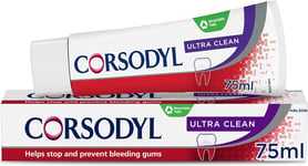 Corsodyl Ultra Clean Toothpaste for Gum Care, 75ml