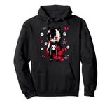 Chibi Kawaii Emo Pastel Goth Girl Japanese Creepy Anime Pullover Hoodie