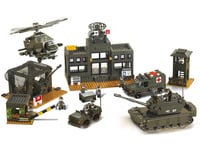 Sluban Army Headquarter M38-B7100 Jeux de Construction, Multicolore