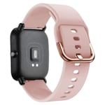 20mm 22mm WatchBand För Amazfit GTS 2/3/4 Mini Band GTR 2/3/4 42mm Silikon Armband Armband För Amazfit Bip Band Tillbehör Rosa-färg Pink-color 22mm Watchband