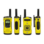 Motorola Tlkr T92 H2O PMR446 2-Way Walkie Talkie Waterproof Radio Quad Pack with Travel Case