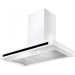 Rangemaster HLTHDS100WH Hi-Lite 100cm Flat Chimney Hood In White