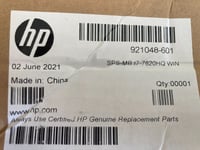 NEW GENUINE BOXED HP 921048-601 MOTHERBOARD I7-7820HQ ZBook 15 G4  (INC VAT)