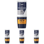 NIVEA MEN Derma Control 96 h Déodorant bille (1 x 50 ml), Détranspirant contre la transpiration excessive, l’humidité et les odeurs, cliniquement approuvé, Déodorant homme à la formule brevetée