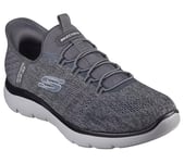 Skechers Homme Summits Key Pace Hands Free Slip-in Mocassin, Anthracite/Noir, 42 EU