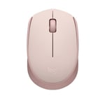 Logitech M171 Wireless Mouse for PC, Mac, Laptop, 2.4 GHz with USB Mini Receiver, Optical Tracking, 12-Months Battery Life, Ambidextrous - Pink