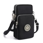 Universell crossbody plånbokstelefonväska för kvinnor Mini axelväska mobiltelefonväska, 17*9*5cm