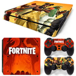 Kit De Autocollants Skin Decal Pour Console De Jeu Ps4 Slim Full Body Fortnite Fortnite, T1tn-Ps4slim-6054