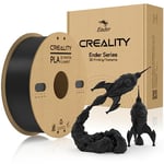 Creality Filament PLA 1.75mm, Filament Imprimante 3D PLA Bobine de Carton pour Impression Lisse, Moins D'enchevêtrement, Précision Dimensionnelle +/- 0.03mm 1kg/Rouleau (2.2lbs), Noir