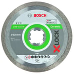 Diamantkappeskive Bosch XLOCK Standard Ceramic; 125 mm