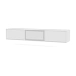 Montana - OCTAVE V TV Bench, 04-Suspensionrails, 101 New White - Quickship - Hyllor och hyllsystem - Peter J. Lassen - Vit - MDF