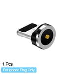 For Iphone Plug -Adaptateur de prise magnétique Portable en métal, conteneur de rangement pour iPhone, Micro USB Type C, chargeur,