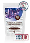 Calcium Magnesium Zinc & Vitamin D Tablets Complex Pack of 250 Pills