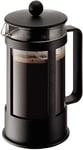 BODUM Kenya 8 Cup French Press Coffee Maker, Black, 1.0 l, 34 oz