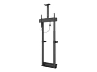 Multibrackets M - Stativ - Motorisert - For Lcd-Tv - 90 Kg - Svart - Skjermstørrelse: 32"-90" - Veggmonterbar, Gulvmonterbar