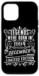 Coque pour iPhone 12/12 Pro Anniversaire Décembre 1994 Édition Limitée Cadeau Utilisé