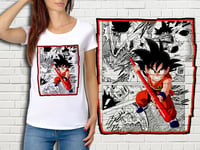 T-Shirt Blanc Femme Collection Manga Dragon Ball Z 422