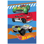 Hot Wheels Burn Fleecefilt 150cm x 100cm Röd/Blå/Grön Red/Blue/Green 150cm x 100cm