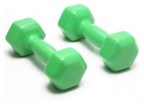 Shengluu Weights Dumbbells Sets Women Rubber Hex Dumbbell For Men And Women Hand Barbell Set For Strength Training Home Fitness Equipmen (Color : Green, Size : 2kg)