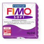 Staedtler Fimo Soft Purple (61) Oven Bake Modelling Clay Moulding Block 56g