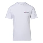 Berghaus Men's Organic Classic Logo T-Shirt, Pure White, XL