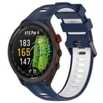 Garmin Approach S70 Klockarmband i silikon - Blå, vit