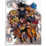 Träpussel 300/500/1000 bitar Anime Dragon Ball Z Posters Vuxna Barn Leksaker Dekompression 1000 Pieces