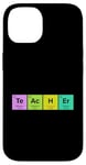 Coque pour iPhone 14 STEM Cadeau Science et Chimie Éléments de chimiste pour enseignant