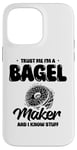 Coque pour iPhone 14 Pro Max Croyez-moi, je fabrique des bagels et je sais tout