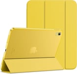 Coque Pour Ipad 10 (10,9 Pouces, Mod¿¿Le 2022, 10¿¿Me G¿¿N¿¿Ration), Support Mince Dos Dur Housse ¿¿Tui Avec Veille/R¿¿Veil Automatique (Jaune)