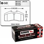 Hawk Performance HWK-HB141U-650 bromsbelägg, DTC 70