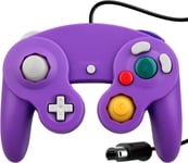 Wired Choc Classique Controller Gamepad Joystick Joypad Compatible Pour Nintendo Gamecube Ngc Wii Console Jeux Vidéo Couleur Violet